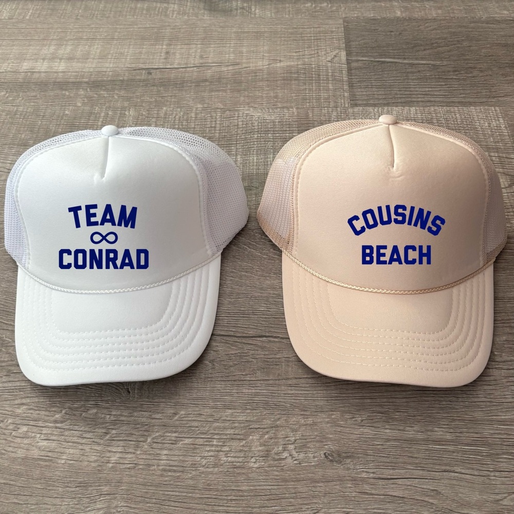💖 Team Conrad ♾️ summer I turned pretty trucker hat